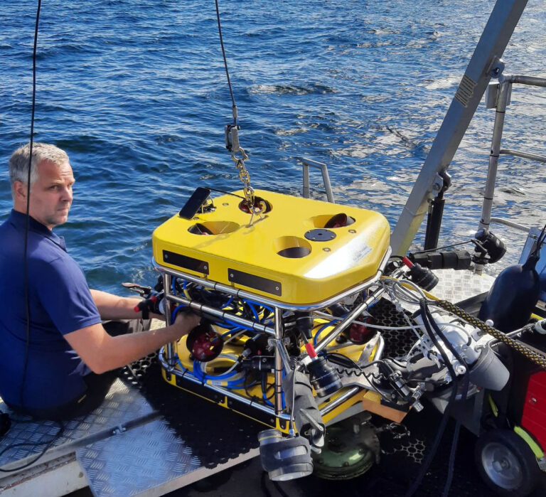 3D scanning ROV utrustad för fotogrammetri