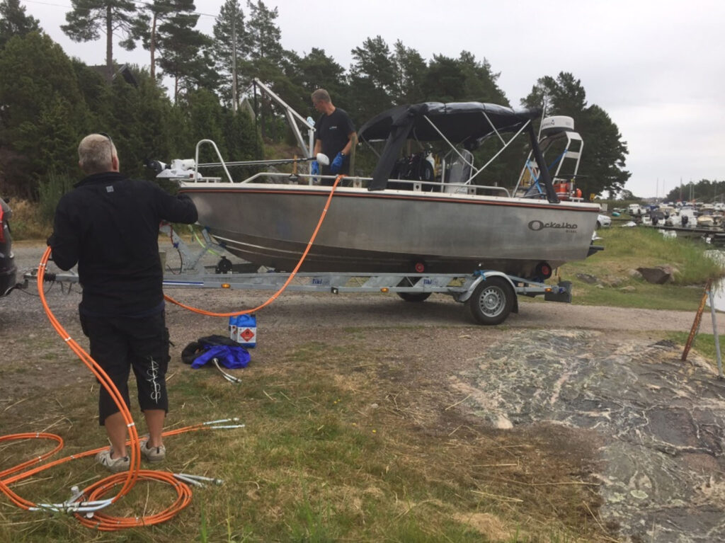 side scan sonar sjömätning och undersökning